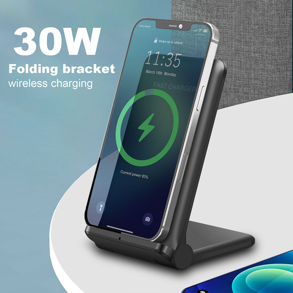 Suitable for Samsung S21ultra/S21 +/S20fe/S105g/Note20ultra Wireless Charger 30W Fast Charge