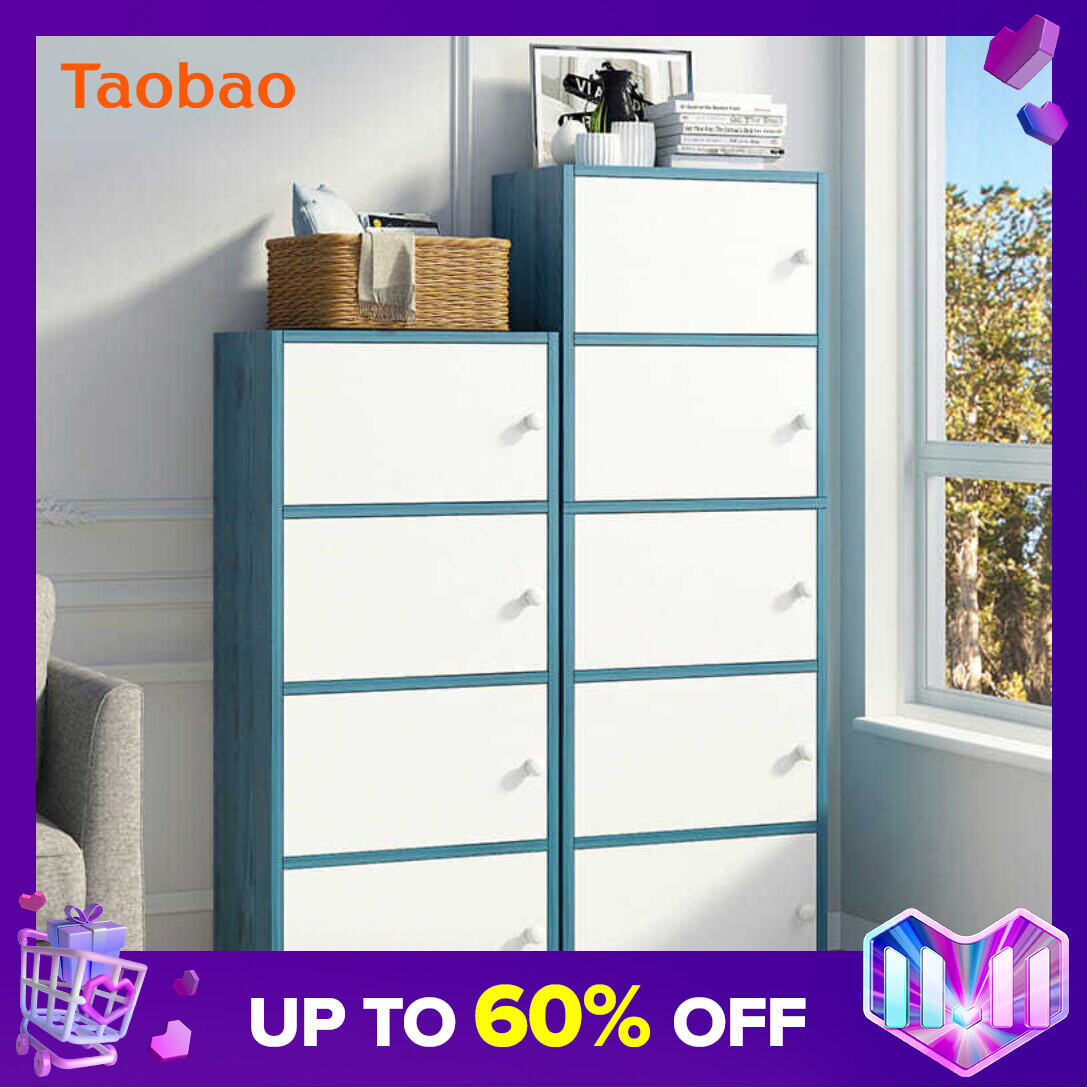 2022 Simple Modern Simple Bookcase Bookcase Floor Student Shelf Storage Cabinet with Door Bookshelf