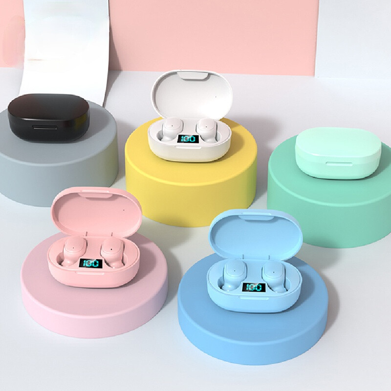 Vitog Original A6S E6S Wireless Bluetooth Earphone with Mic,Touch Noise Reduction TWS Wireless Earbuds for Working Out,E7S HD Call Low Delay Waterproof Bluetooth Headset for Huawei iPhone Xiaomi Realm