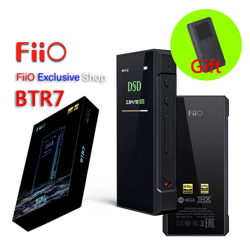 FiiO BTR7 with MQA, USB DAC DSD256, QCC5124 Headphone Bluetooth 5.1 Amplifier with Double THX AAA-28 3.5mm/4.4mm Output