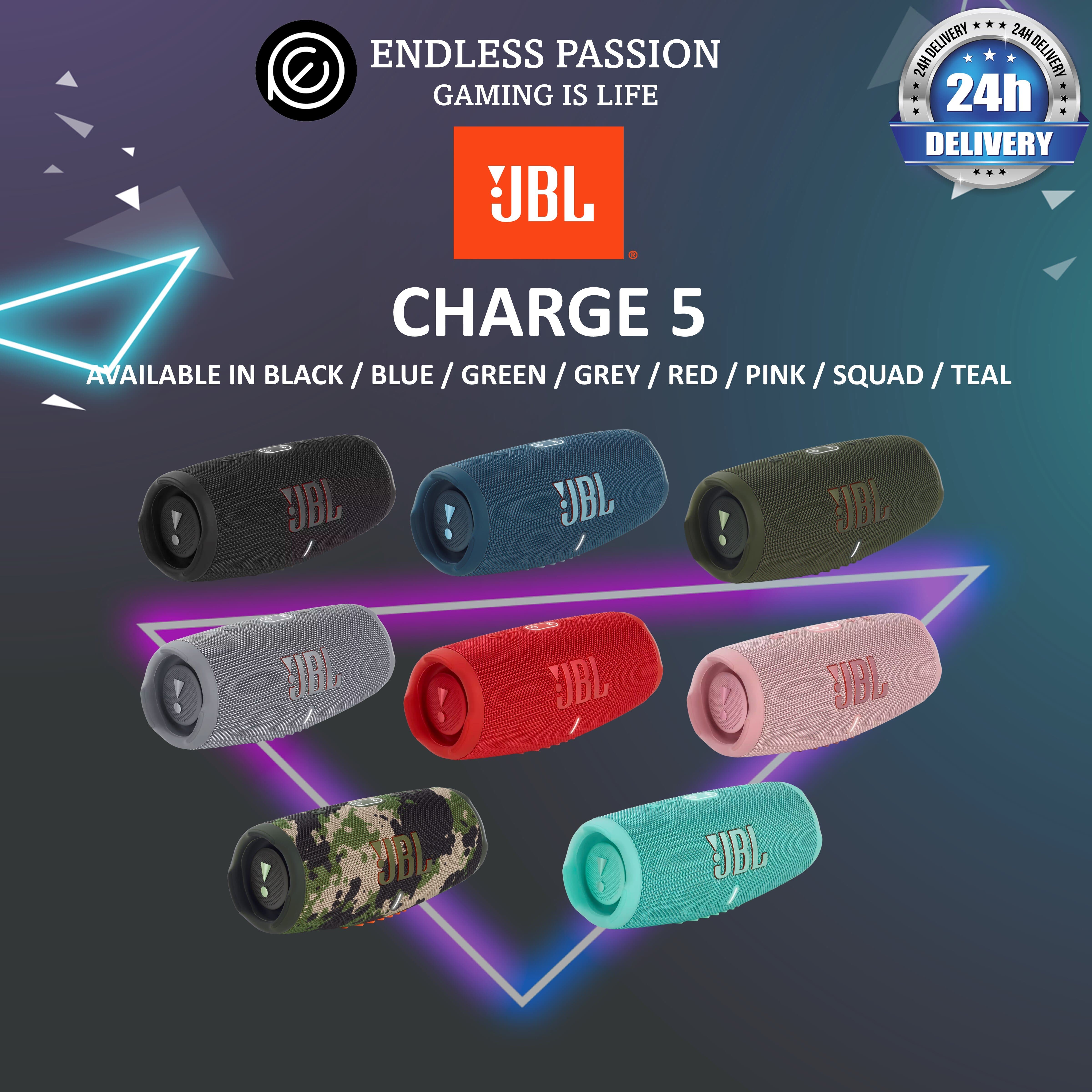 JBL Charge 5 - Portable Bluetooth Speaker with IP67 Waterproof and USB Charge out