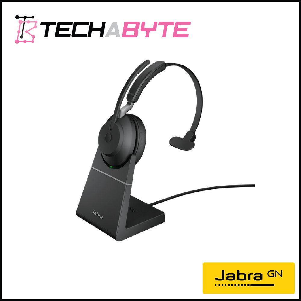 Jabra Evolve2 65 Link380a UC Mono Headset Stand (Black)