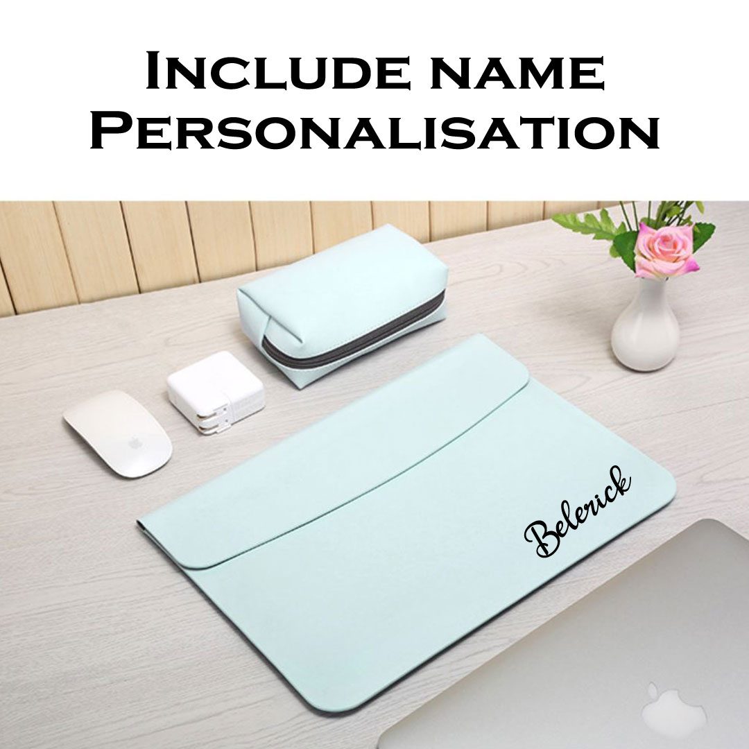 Personalised Laptop Sleeve Bag for Macbook Pro / Air / Lenovo / Thinkpad / Sony / Microsoft - 13.3inch - Christmas Gift