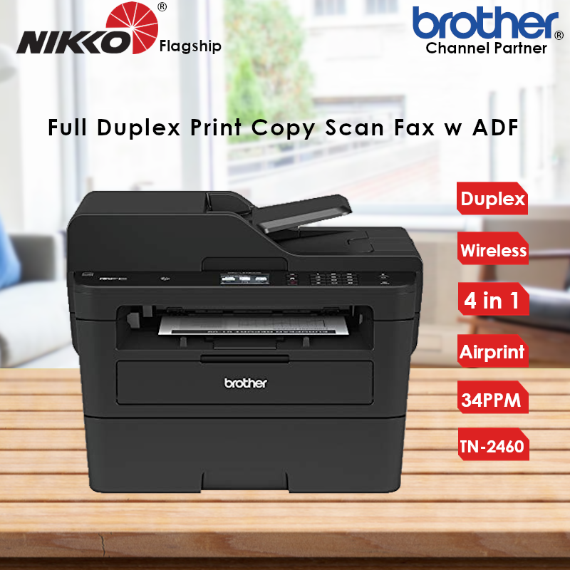 [Local Warranty] Brother MFC-L2750DW 4-in-1 Mono Laser Multi-Function Centre with Automatic 2-sided Printing, NFC Reader and Wireless Networking Laser Printer MFC L2750DW L2750 MFC-L2750 MFCL2750 MFCL