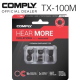 Comply Tx-100 Isolation Series Foam Eartips with WaxGuard (3-Pairs)
