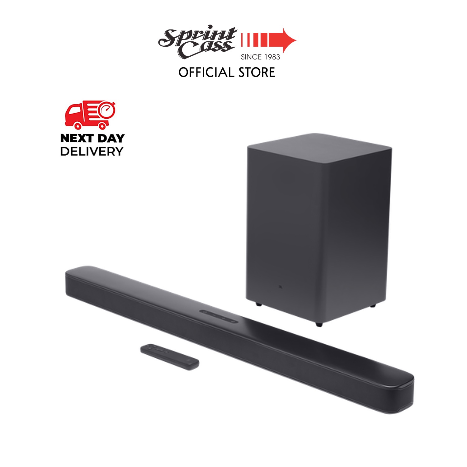 JBL Bar 2.1 Deep Bass Soundbar with Wireless Subwoofer