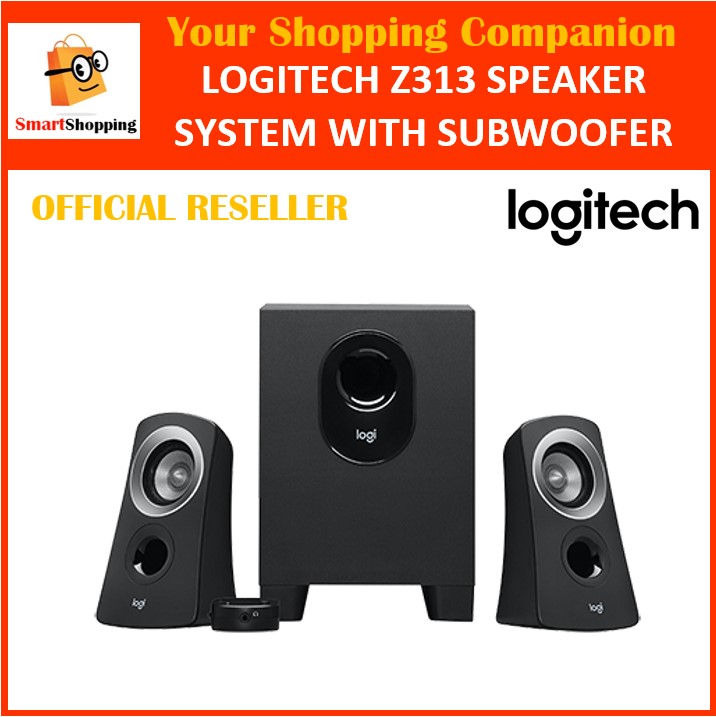 (Original) Logitech Z313 Speaker System (980-000413)  PC Laptop Spk Z 313
