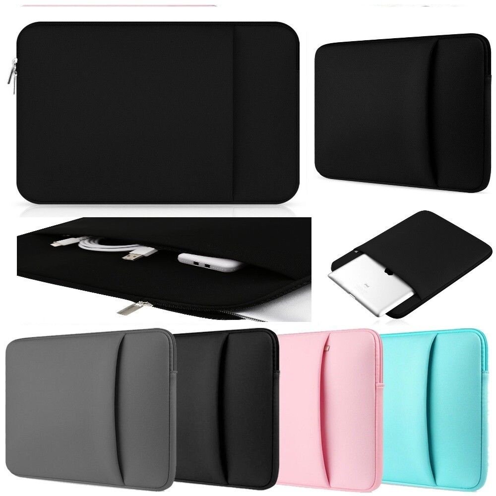 11 12 13 14 15 15.6 inch Laptop Sleeve case For Macbook Air Pro Ultra-book Notebook computer Soft Zipper Bag