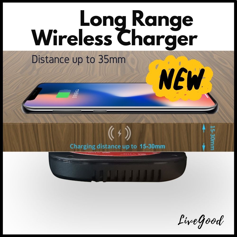 Long Range Wireless Charger 10W for Desktop/Table