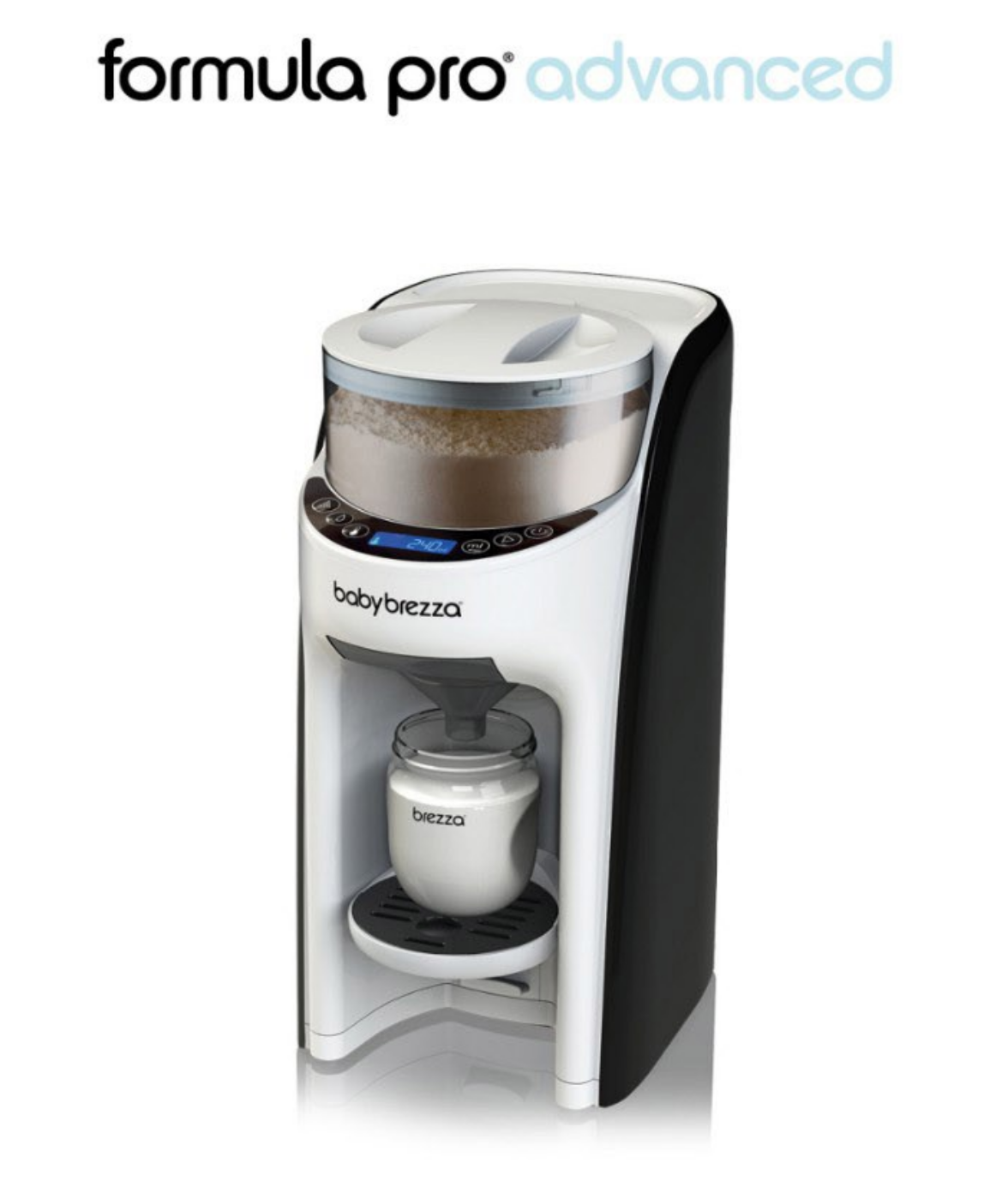[Baby Brezza] Formula Pro Advanced Formula Dispenser FRP0046 ● Smart Baby Formula Maker ● BABYBREZZA Baby Milk Maker ● Automatically mixes, heats & dispenses formula ● Makes the perfect bottle