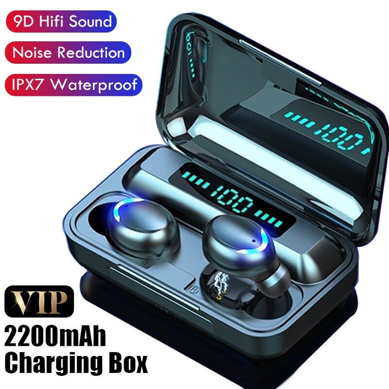 New upgrade F9 TWS earbuds universail PK xiaomi airdots haylou gt1 pro Touch Control bluetooth earphones mi earbuds headphone Samsung 2020 Ear Buds noice cancelling headphone with mic hifi sound earpo
