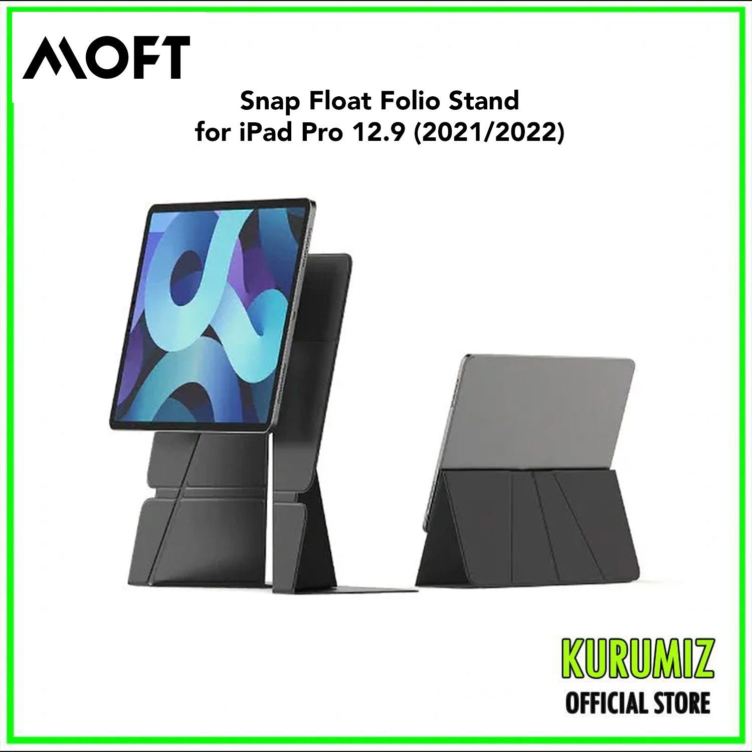 Moft Snap Float Folio Stand for iPad Pro 12.9 (2021/2022)