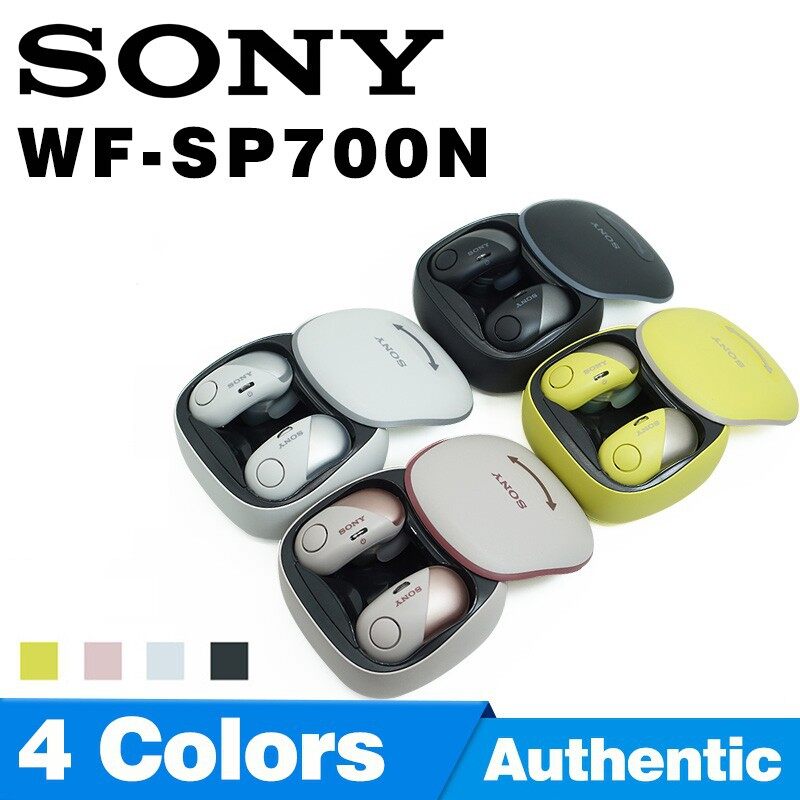 Sony WF-SP700N Bluetooth earphone In-Ear Headphones with mic Sport Wireless earbuds stero music earpods with charging case