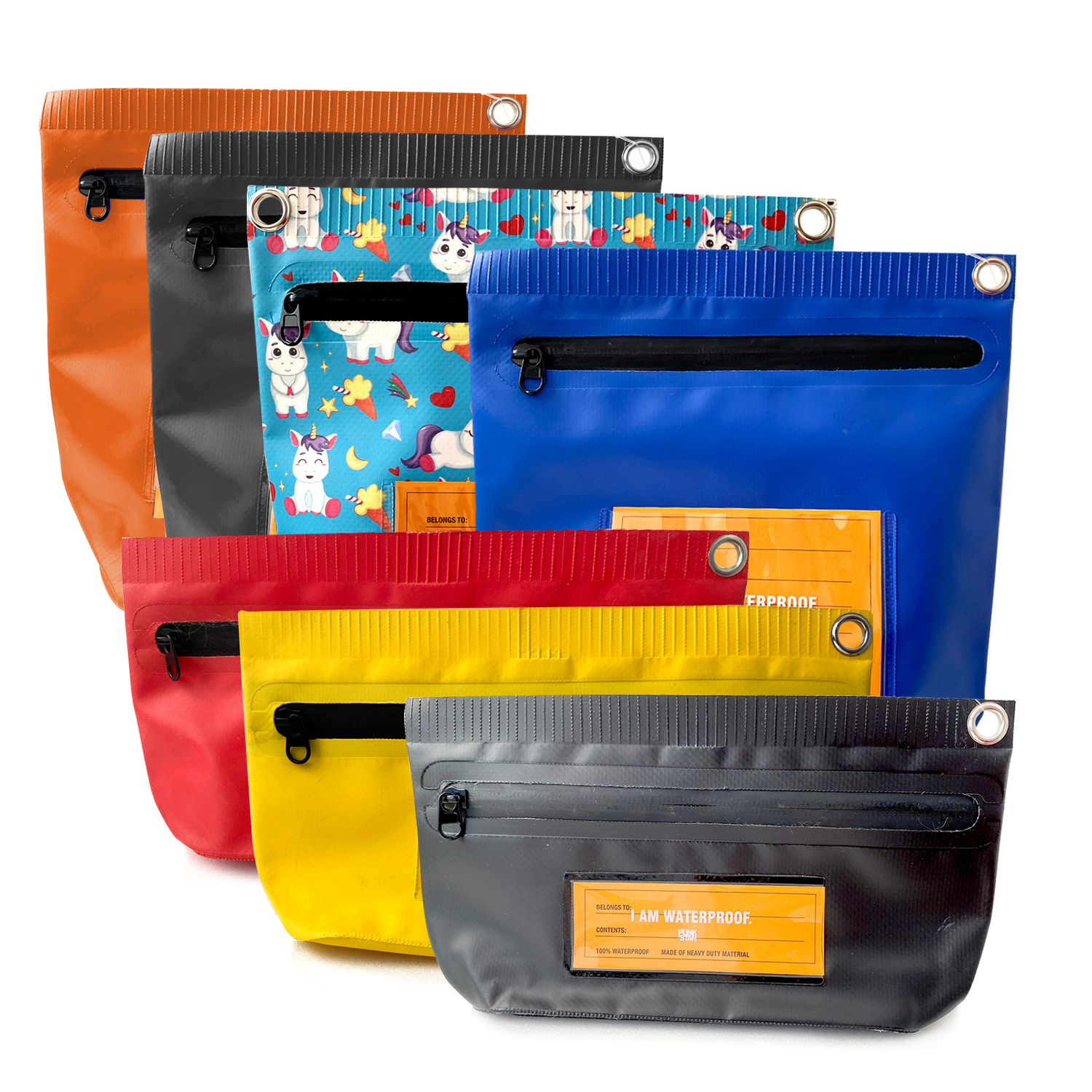 PUNKSTAR Waterproof Storage Bag Dry Bag Beach Waterproof Bag Secure Closure to Keep Your Valuables Dry Waterproof Toiletry Case pouch