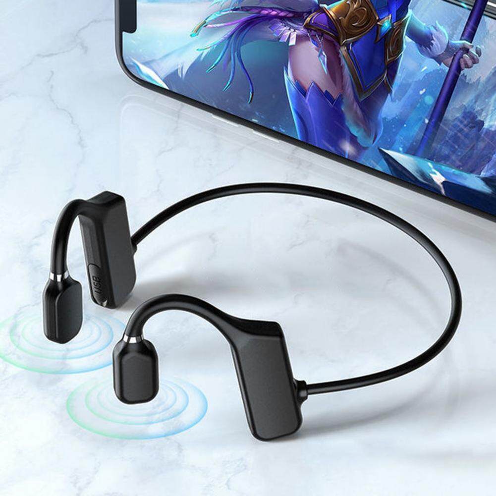 G2 Wireless Headphone Concept Bone Conduction Bluetooth Headset 5.1 Low Power Consumption Call Function/support Music, With Mic
