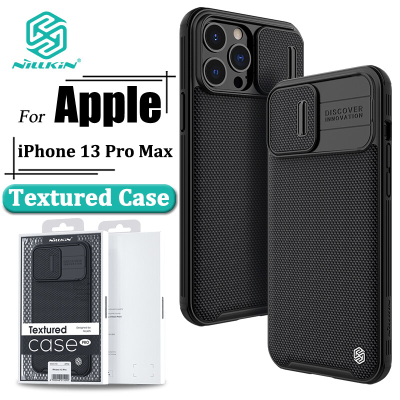 Nillkin Luxury Matte Textured Camera Protect Case for iPhone 13 Pro Max Phone Cases Anti - Pollution TPU + PC Shockproof Durable Non-slip Back Cover