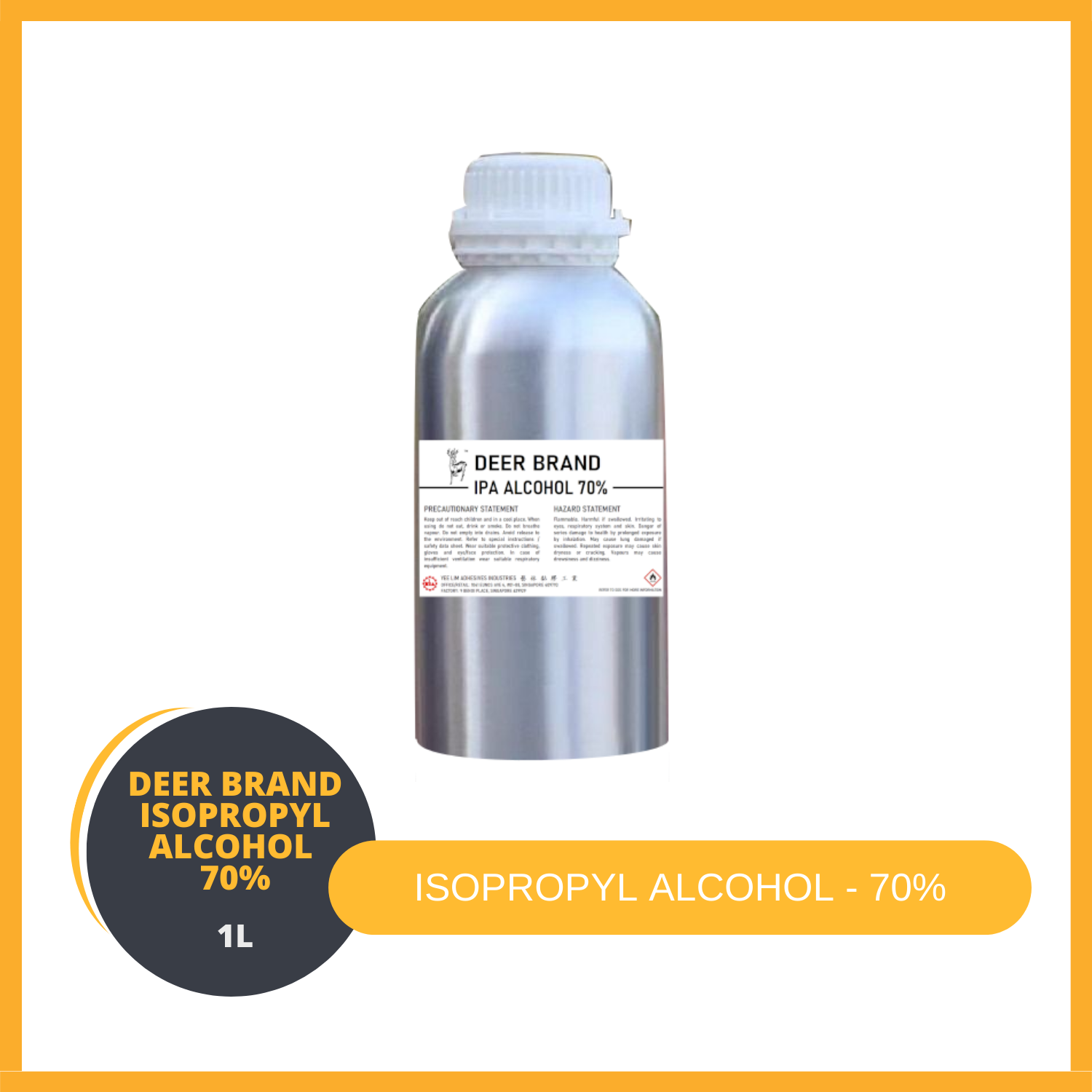 [SG READY STOCK] Isopropyl Alcohol (IPA) 70% & 99% - Disinfecting agent, Cleaning agent, Rubbing Alcohol