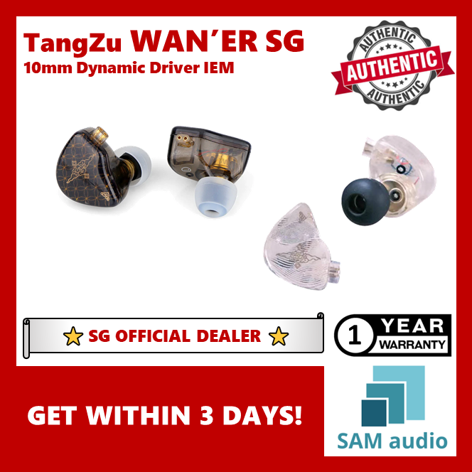 [?SG] TANGZU WAN'ER S.G (WANER WAN ER) 10MM DYNAMIC DRIVER IEM