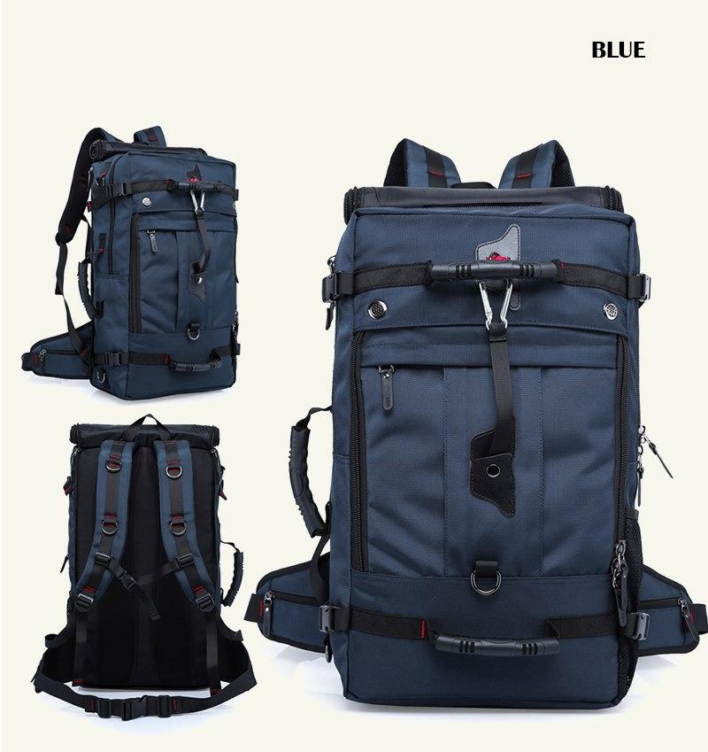 KAKA 50L Waterproof Travel Backpack Men Women Multifunctional 17.3 Laptop Backpacks Male outdoor Luggage Bag Best qualit