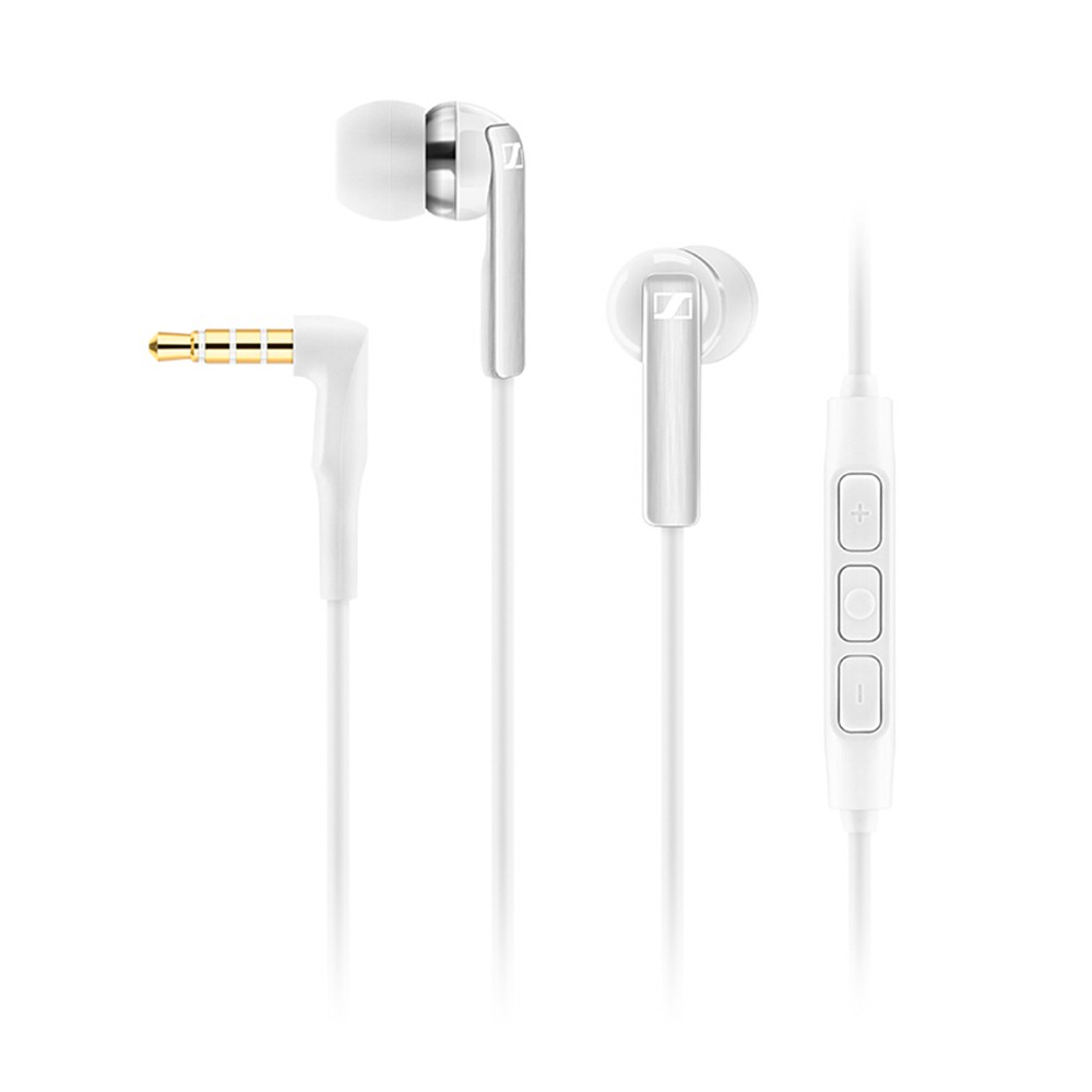 【Free gift】Sennheiser cx2.00 earbuds 3.5mm in-ear wired earphones double pure bass stereo sound gaming headset headphones with mic and noise cancellation volume control HIFI earphones for music microp