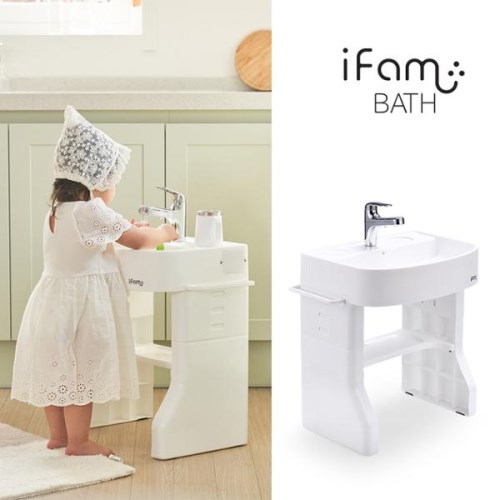 iFam Washing Table ● Baby Water Basin for Toddler ● Montessori Bathroom ● Develop Good Habit of Washing Hands ● Battery Operated Bathroom Sink for Baby ● iFam Bath Baby Water Basin Faucet ● Kids Washs