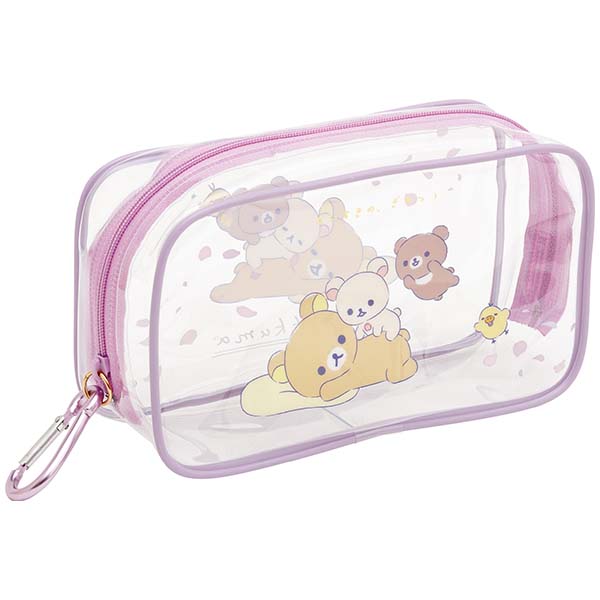 San-X  'Rilakkuma is close to you' Theme Clear Pouch PT08701