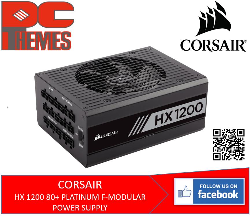 CORSAIR HX 1200 80+ PLATINUM FULL MODULAR POWER SUPPLY