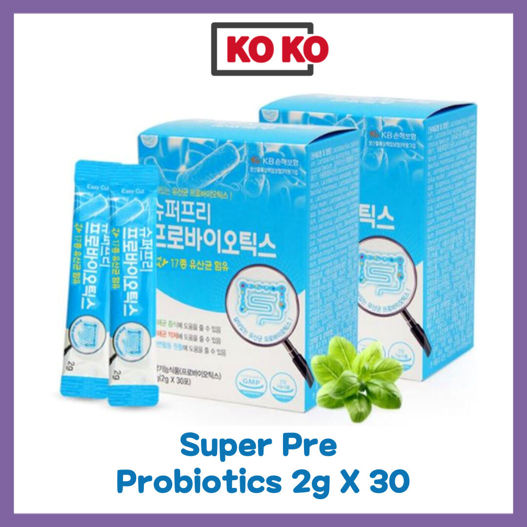 Super Pre Probiotics 2g X 30sticks For Whole Family / 17 Premium Lactobacillus / Korean Probiotics / Superpre / Supplement / 益生菌