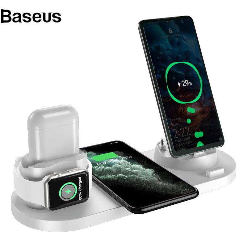 Wireless Charger WS5 6 in 1 Wireless Multi-function Fast Charging Charger