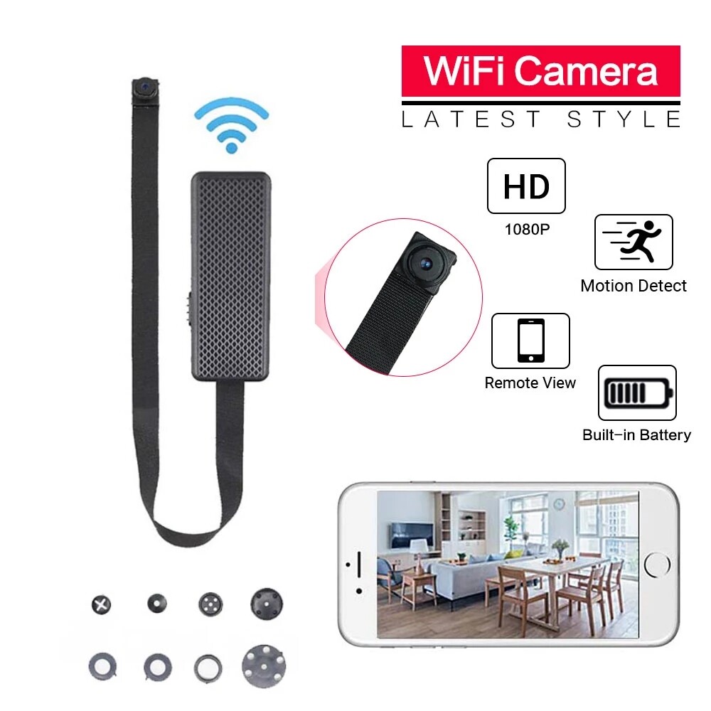 [In Stock]HD Mini Camera Wireless DIY Portable Camcorder WiFi IP Motion Detecting Remote View P2P Micro webcam 1080P Video Cam