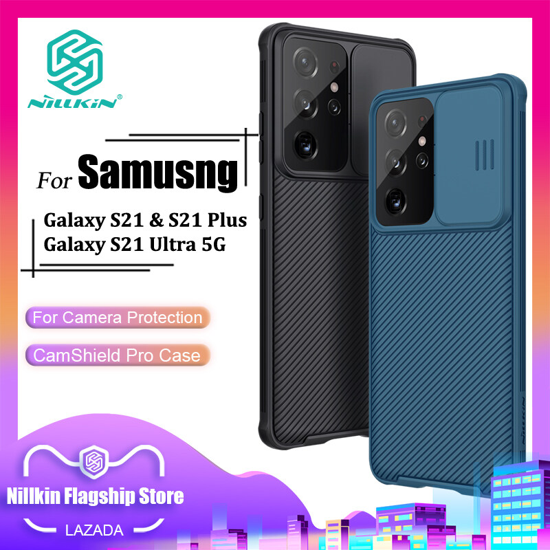 Nillkin Fashion Camera Protect Case for Samsung Galaxy S22 Ultra / S22 / S22 Plus / S21 FE 5G / S21 Ultra 5G / S21 Plus 5G / S21 5G Phone Cases Business TPU + PC Camera Protect Shockproof Privacy Back