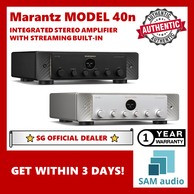[?SG] MARANTZ MODEL 40n INTEGRATED STEREO AMPLIFIER WITH MUSIC STREAMING BUILT-IN
