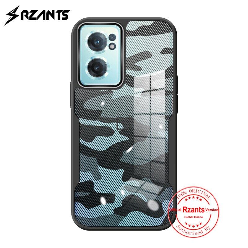 Rzants Half Clear Case for OnePlus Nord CE 2 5G Camouflage Hard Cover [New Beetle] Bumper Silicone Phone Casing
