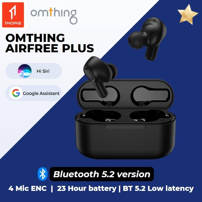 Original 1MORE Omthing AirFree Plus Earphones  Bluetooth 5.2 Tws Wireless Headphones 4 Mic ENC Earbuds 7mm Dynamic 23 Hour Playtime Headset