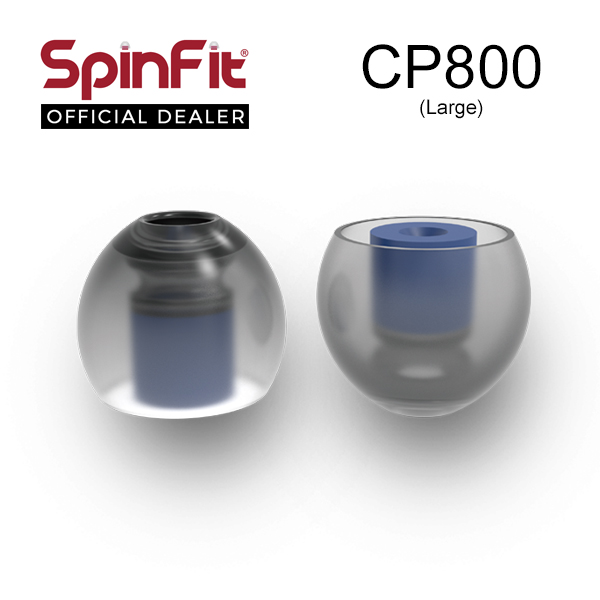 SpinFit CP800 Single-Flange Silicone Eartips